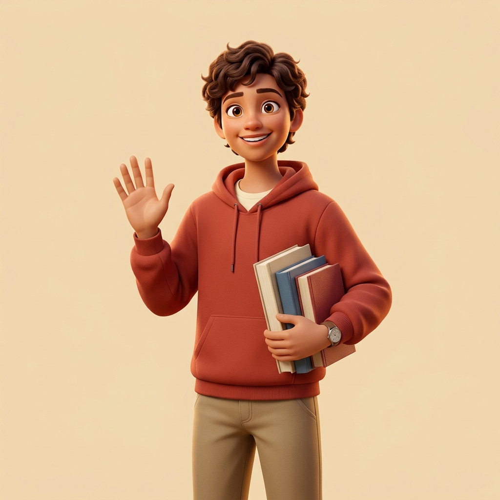 The International School Teacher's Kid illustration